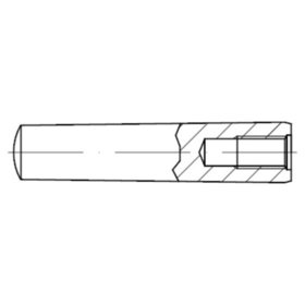 Kegelstift mit Innengewinde ISO 8736 Form A Stahl 9S20K blank ø20 x 70mm