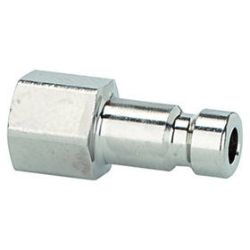 RIEGLER® - Nippel für Kupplungen NW 2,7, Edelstahl 1.4305, G 1/8" I, SW 12