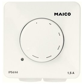 Maico - Drehzahlsteller AP/UP ws 1,5A 230V 1ph 6stuf Schaltkontakt IP44 RAL9010