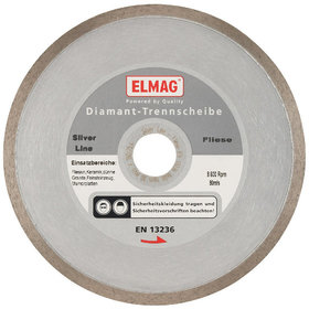 ELMAG - Diamantscheibe SILVER LINE - FLIESE ø125 x 22,2mm