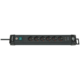 brennenstuhl® - Steckdosenleiste USB 6fach H05VV-F3G1,5