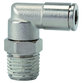 RIEGLER® - L-Steckverschraubung »metallica«, drehbar, R 1/4" A, Schlauch-Ø 4