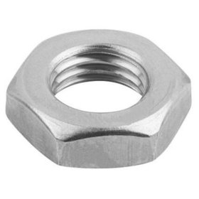 KIPP - SECHSKANTMUTTER NIEDRIGE FORM, DIN439 RECHTSGEWINDE M16X1,5, SW=24, EDELSTAHL A2 BLANK