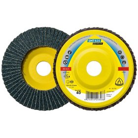 KLINGSPOR - Schleifmopteller SMT 925, 115 x 22,23mm Korn 60 gewölbt, 1 Stück