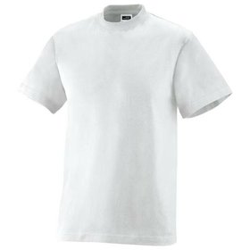 James & Nicholson - Komfort T-Shirt Rundhals JN002, weiß, Größe S