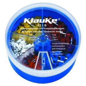 Klauke® - Sortimentskasten 400st Iso.Aderendh Isolierte Aderendhülsen