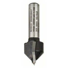 Bosch - V-Nutfräser Standard for Wood Schaft-ø8mm, D1 16mm, L 16mm, G 45mm, 90° (2608628407)