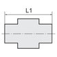 RIEGLER® - Gerade Einschraubverschraubung PP, G 1.1/2" A, für Schlauch-Ø 32