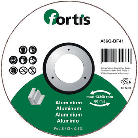 FORTIS - Trennscheibe ALU-NE 115x1,6mm gerade