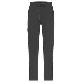 James & Nicholson - Men's Lounge Pants graphite, Größe 3XL