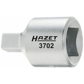 HAZET - Öldienst-Steckschlüsseleinsatz 3702, 1/2" für Innenvierkant 8mm