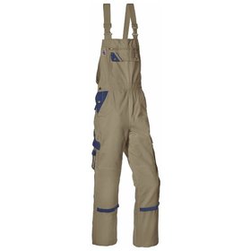 PKA - THREELINE-PERFEKT Latzhose khaki, Größe 50