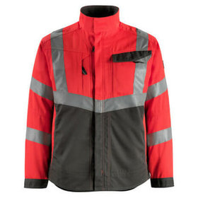 MASCOT® - Oxford Jacke SAFE SUPREME, hi-vis Rot/Dunkelanthrazit, Größe XL