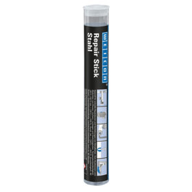 WEICON® - Repair Stick Stahl | Reparaturknete mit Trinkwasserzulassung | 115 g | dunkelgrau
