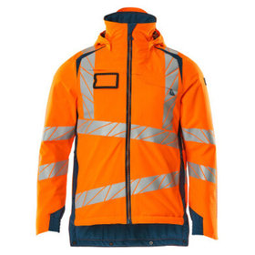 MASCOT® - Winterjacke ACCELERATE SAFE, hi-vis Orange/Dunkelpetroleum, Größe 2XL