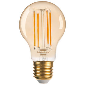 brennenstuhl® - Connect WiFi Filament LED Lampe Standard, E27, 470lm, 4,9W, warmweiß 2200K, stufenlos dimmbar, Retro-Design
