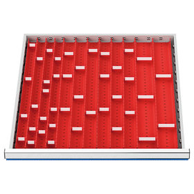 bedrunka+hirth - Schubladeneinteilung R 24-24 mit Muldenplatten für Front 50/75mm