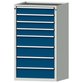 ANKE® - Schubladenschrank V760 Modell 4008 V- RAL 7035 / RAL 5010