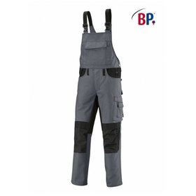 BP® - Latzhose 1791 555 dunkelgrau/schwarz, Größe 48s