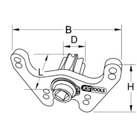 KSTOOLS® - Motor-Durchdrehvorrichtung für Volvo