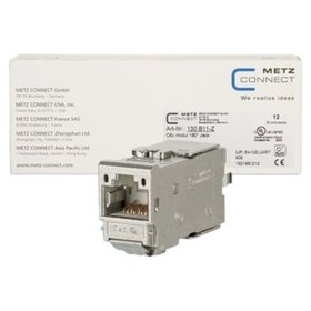 METZ CONNECT - Modular-Buchse Cat6A RJ45 22-26AWG si Feldkonf geschirmt