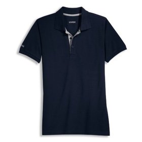 uvex - Polo-Shirt 8916, navy-blau, Größe M