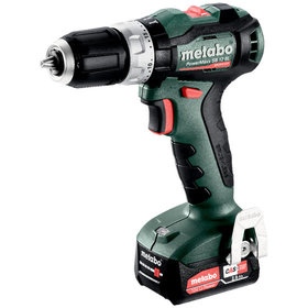 metabo® - Akku-Schlagbohrschrauber PowerMaxx SB 12 BL (601046500) metaBOX 118, 12V 2x2Ah Li-Power + SC 30