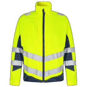 Engel - Safety Light Arbeitsjacke 1545-319, Warngelb/Blue Ink, Größe L