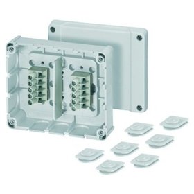 HENSEL - Klemmenkasten 2,5mm² 5f Kst 139x119x49mm AP 13einf IP54 halogenfrei