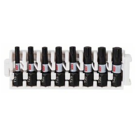 Bosch - Schrauberbit-Set Impact Control, 8-teilig, 1 x T15, T40, 2x T20, T25, T30, 25mm (2608522322)