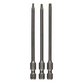 Bosch - Schrauberbit-Set Extra-Hart, 3-teilig, T8, T10, T15, 89 mm (2607001759)