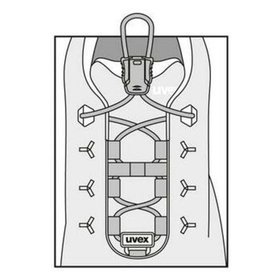 uvex - Schnürsenkel 95911 schwarz