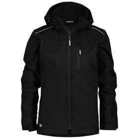 Dassy® - Tavira Women Softshell-Jacke für Damen, schwarz, Größe XS