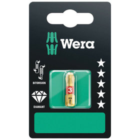 Wera® - Bit Kreuzschlitz Phillips® 851/1 BDC SB PH3 6,3mm / 1/4" PH3x25mm SB