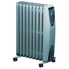 Dimplex - Radiator grau 2000W 9 Rippen 3-stufig 515 x 620 x 285mm