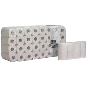 Kimberly-Clark® - Tissue Toilettenpapier weiß, Recyclingfaser, 250 Blatt, geprägt
