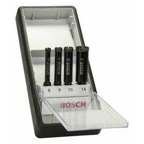 Bosch - Diamantnassbohrer-Set Robust Line, 4-teilig, 6-14mm (2607019880)