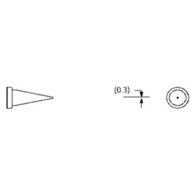 Weller® - Lötspitze LT 1, rund, 2.5mm, 1 Stück