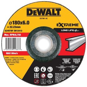 DeWALT - Schruppscheibe 180x6x22,23 mm Metall