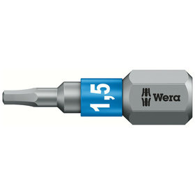 Wera® - 840/1 BTZ Bits, 1,5 x 25mm