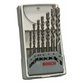 Bosch - Betonbohrer CYL-3 Set, Silver Percussion, 7-teilig, 4, 5, 5,5, 6, 7, 8, 10mm (2607017083)