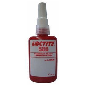 LOCTITE® - 586 Gewindedichtung hochfest rot mittelviskos, 50ml Flasche