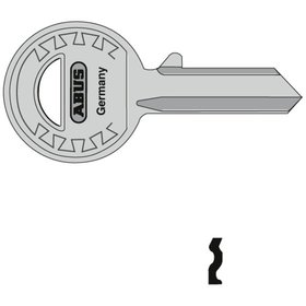 ABUS - Schlüsselrohling, RH4 FTS, 24, 41, 885, 23/60, rund, Messing neusilber