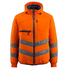 MASCOT® - Dartford Jacke SAFE SUPREME, hi-vis Orange/Schwarzblau, Größe L