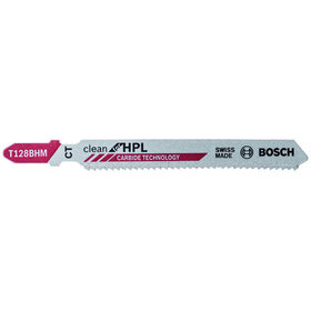 Bosch - Stichsägeblatt T 128 BHM Clean for HPL, 3er-Pack