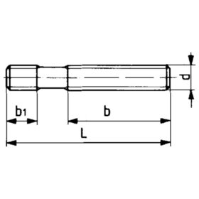 AMF - Stiftschrauben DIN 6379 M 8 x 100mm