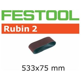 Festool - Schleifband L533X75-P100 Rubin 2/10