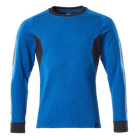 MASCOT® - Sweatshirt ACCELERATE Azurblau/Schwarzblau 18384-962-91010, Größe M ONE