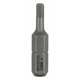 Bosch - Schrauberbit Extra-Hart, HEX 3, 25mm, 3er-Pack (2607001722)