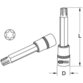 KSTOOLS® - 1/2" Bit-Stecknuss für RIBE-Schrauben, extra lang, M10